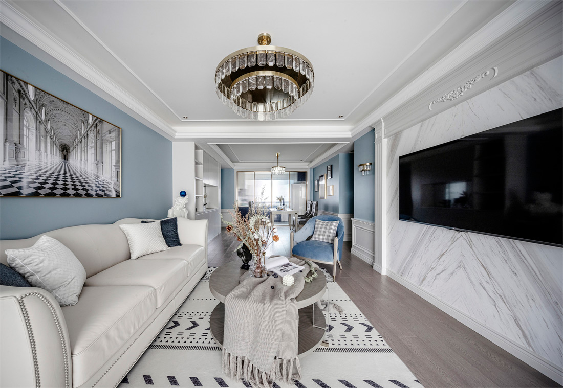 小美 | 清雅住宅，蓝色系家