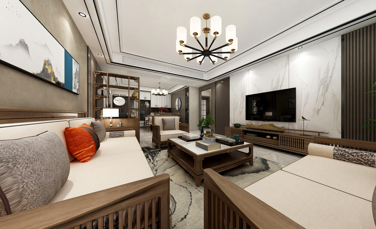 中式现代 | 盘龙世纪城玉兰谷164m2