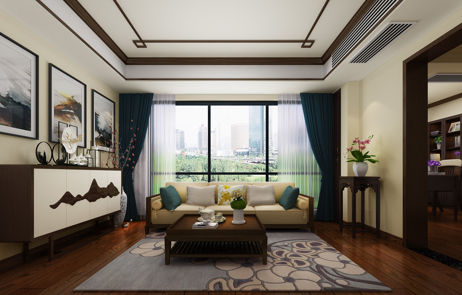 中式现代 | 金域天下三层复式楼